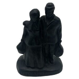 Vintage Cast Iron Utvandrarna Swedish Immigrant